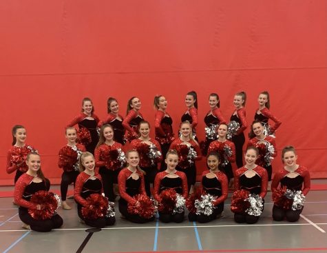 The Chevals perform at their final home football game of the fall season.  The girls show off their new Pom routine Oct. 20. 
