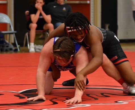 Jawahn Cockfield wrestling last year. Hoping he can repeat it for the 2020 season.