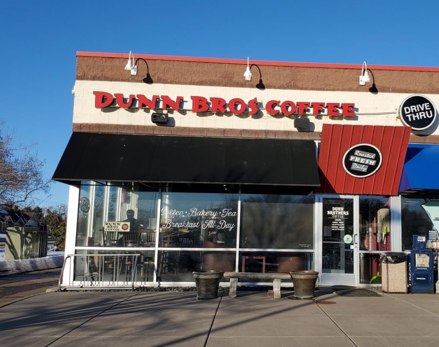 The local coffee shop, Dunn Bros Coffee, is a great place to meet with friends and reconnect.