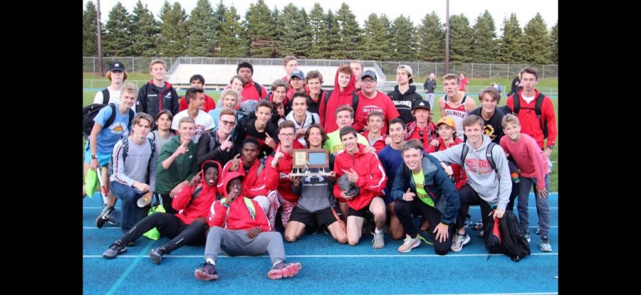 In May of 2019, the boys track and field team celebrates their true team section championship. This was the most recent time they competed.