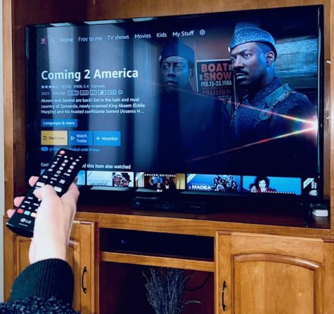 This image shows the reboot of Coming 2 America now streaming on Amazon Prime. Due to the easy access of the movie, Coming 2 America has gained the attention and opinions of many. 

