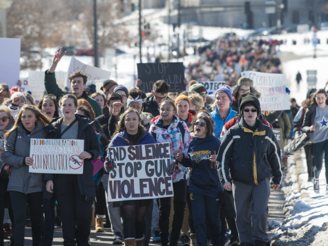 On March 7 2018, students staged a school walkout in St. Paul, Minn. in order to advocate for stronger gun regulation