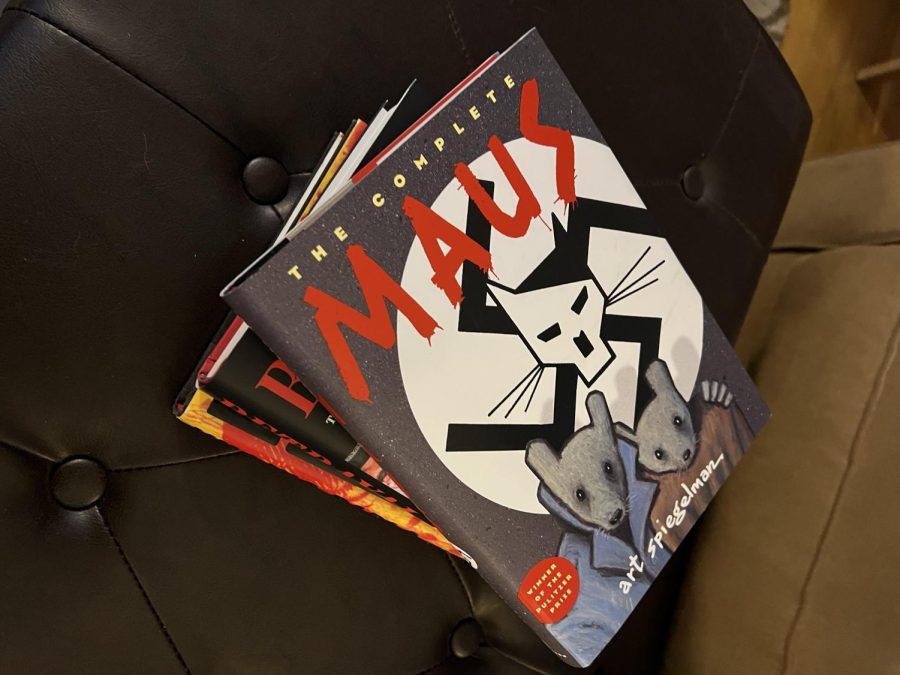 Maus+by+Art+Spiegelman+has+come+into+public+interest+as+schools+begin+to+ban+the+book+that+details+the+horrors+of+the+Holocaust.+Maus+is+one+of+many+books+that+have+come+under+recent+criticism+in+regards+the+subject+they+cover+and+their+appropriateness+of+the+content+for+students