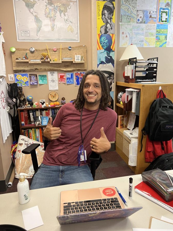 History teacher Wayne Perkins is excited for the Mindfulness Club to start. 