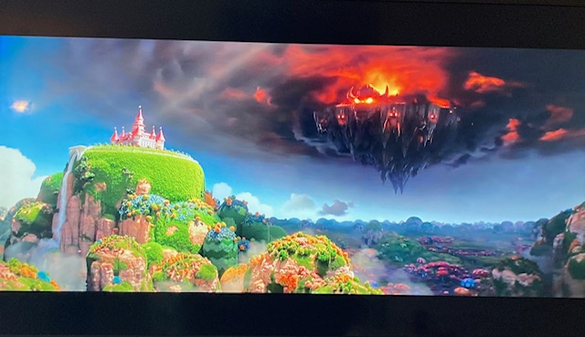 Scene from the new Super Mario movie