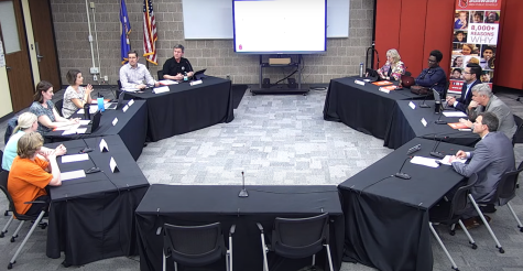 Stillwater School District Board Members in a meeting