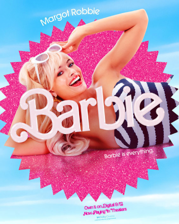 Official poster for the Barbie movie featuring Margot Robbie as Barbie. The movie was released July 21, a week after the posters were published.