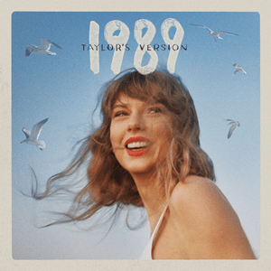 This is the official album cover for 1989 (Taylors Version. The album was released Oct. 27, nine years after the original album.