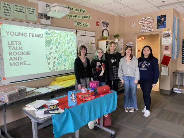 The Young Feminist club meets on Thursdays at 2:25 p.m. in E136. This club focuses on spreading awareness of women in history. 