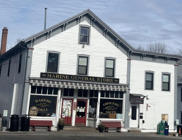 This photo shows the Marine General Store that some scenes showcase in the movie. This is one of many spots chosen to capture the story of Marmalade.