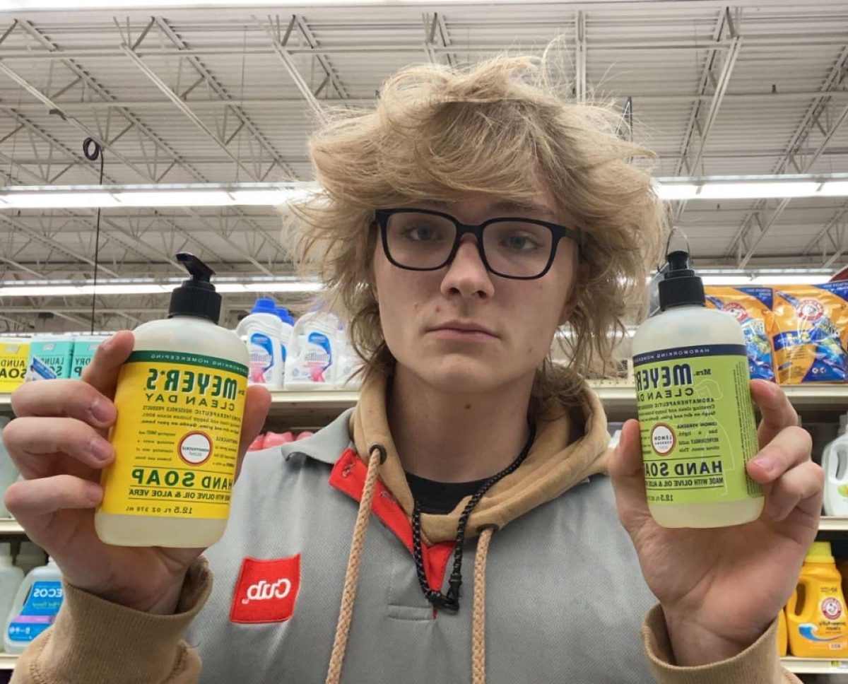 Junior Jack Lamkin works at Cub Foods for his part time job. His job specifically is stocking items and goods to replenish products. 