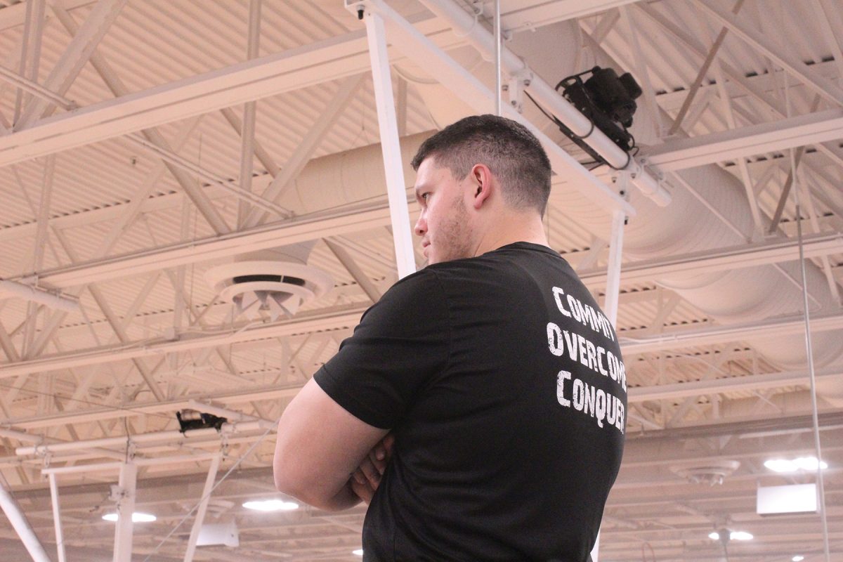 Coach Lucas motivates his off-season basketball players by cheering them on. He works with over 10 different sports.
"He's really motivational, he keeps the athletes motivated and when they feel like they're going to fail he pushes them to their best ability,"  Coach Caylee Greeder said.