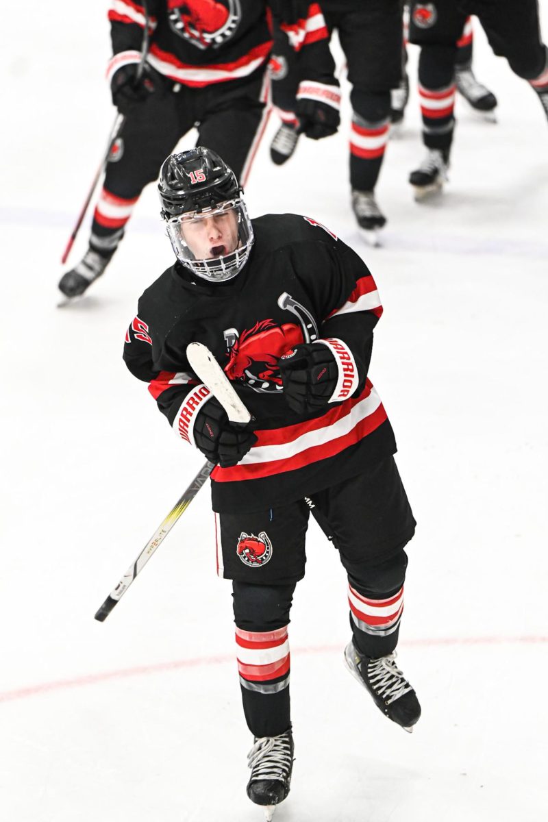 Luca Jarvis Celebrating on the way back to the bench after scoring a goal.