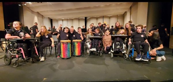 The Rock and Rollers Unified Percussion Band performed at the Kaleidoscope concert earlier this year. They also performed at the holiday concert and in the rotunda before the holiday break. They are now in rehearsal for their final concert, Bang on the Drum, a percussion extravaganza at the end of the year.