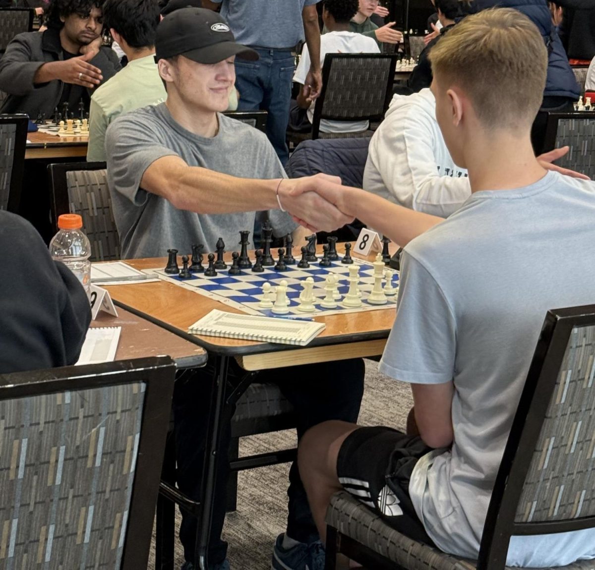 Junior Owen Pelletier faced his opponents in an ultimate chess tournament in March. Pelletier decisively and aggressively took action to defeat his opponents as soon as possible. 
