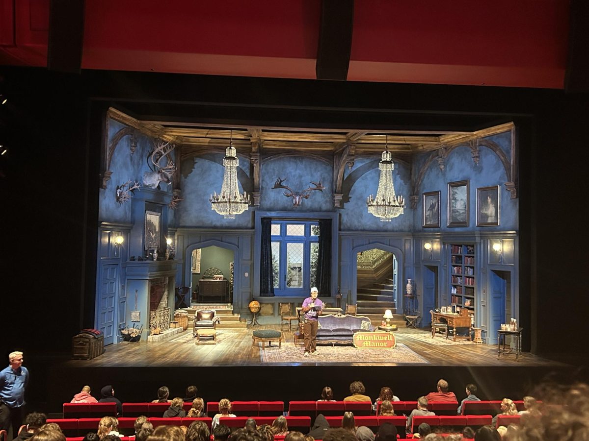 The stage of Agatha Christie's "The Mousetrap" is set and is ready for another performance. The play takes place in the Guthrie Theatre on April 22 in Minneapolis, Minn.