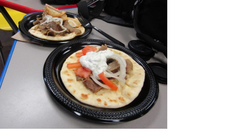 Two gyros mean double the flavor and twice the satisfaction. Each one is loaded with savory ingredients that make the meal feel complete and worth coming back for.