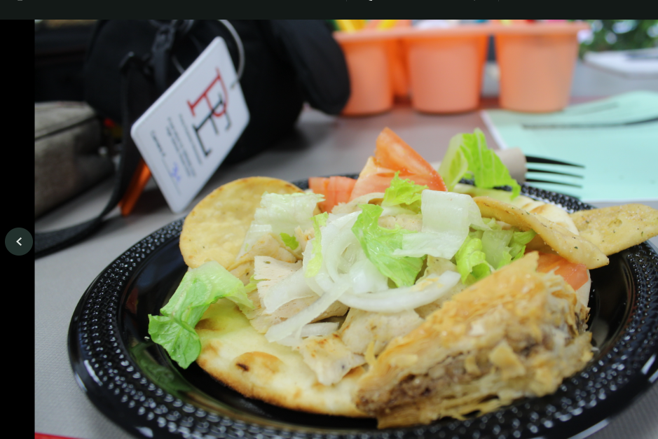 The food remains the main focus while other items around complement the dish. 